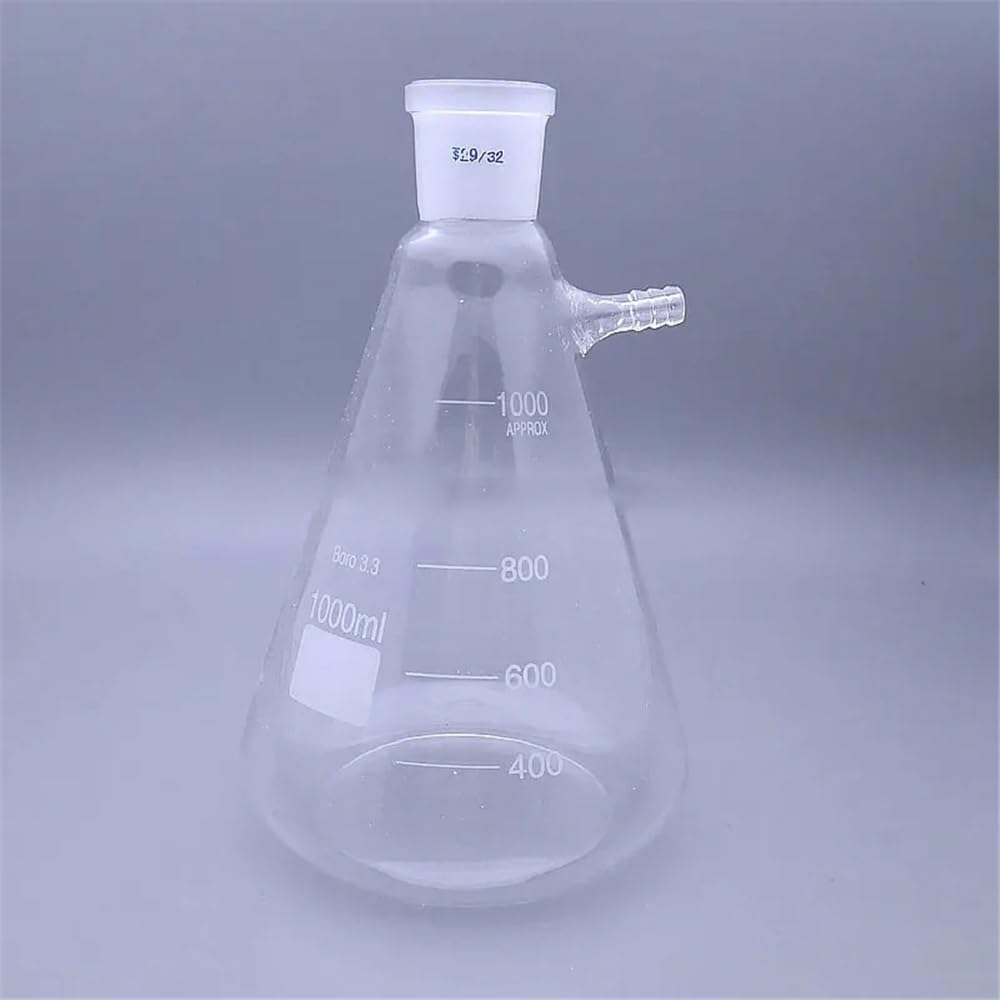1 STÜCKE 50 ml Bis 2000 ml Laborglas Vakuum-Saugflasche Laborfilterflasche Mit Mund(500ml caliber24)
