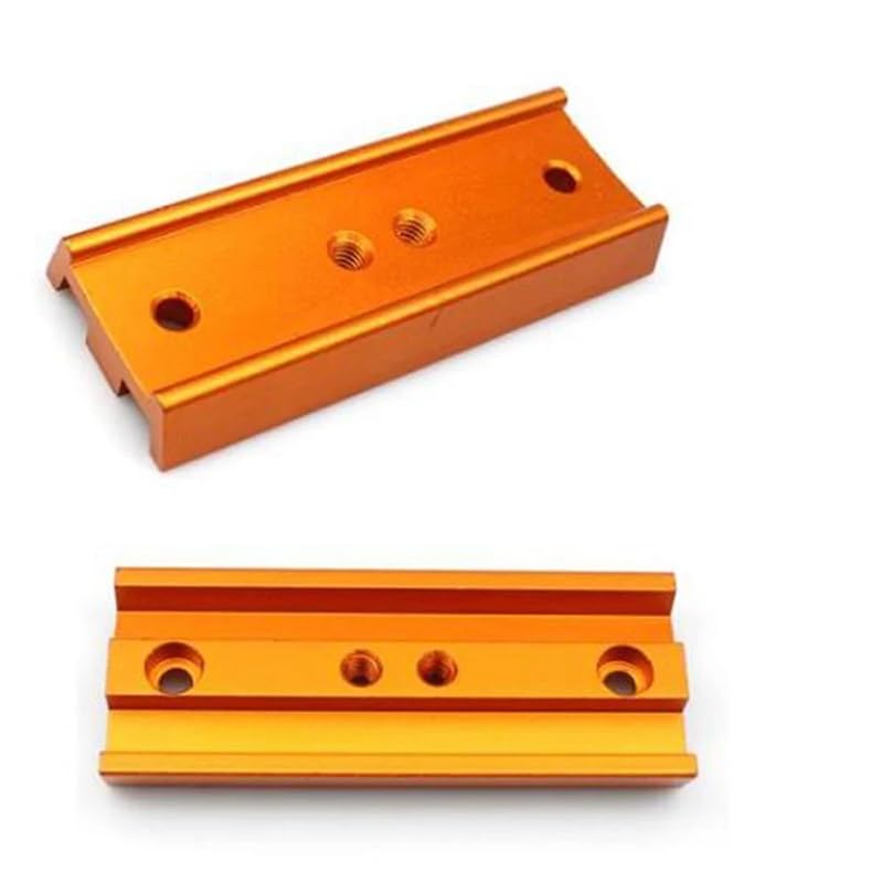 Telescopio astronómico accesorios soporte placa larga 107mm naranja 5