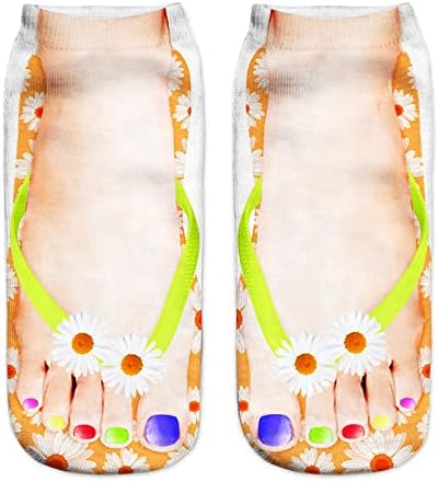 Benefeet Sox Calcetines Tobilleros para Mujer con Estampado 3D miniatura 5