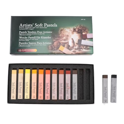 Xolsurg Soft Pastels Art Drawing Painting Set Vivid Colors for Home School Office (Colorful)