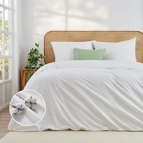Duvetnova Bettwäsche Baumwolle 155x220 Sommer Weiß Superweiche 100{134a6fe98660c072fe2414940667d16275b1478e2efa337bf87dda3c2bcec145} Vorgewaschene Baumwolle ÖKO-TEX 155x220cm Bettwäsche Baumwolle 1 Bettbezug 155x220+2 Kissenbezüge 80x80 alle mit Reißverschluss Duvetnova Bettwäsche Baumwolle 155x220 Sommer Weiß Superweiche 100{134a6fe98660c072fe2414940667d16275b1478e2efa337bf87dda3c2bcec145} Vorgewaschene Baumwolle ÖKO-TEX 155x220cm Bettwäsche Baumwolle 1 Bettbezug 155x220+2 Kissenbezüge 80x80 alle mit Reißverschluss