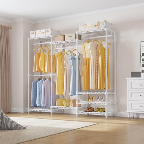 Image of VIPEK V5 Medium Freestanding Clothes Rack, Modular Closet System, White