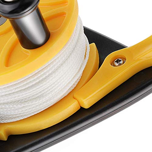 2 Pieces 150Ft Scuba Diving Dive Wreck Reel Smb Dive Reel Suit For Underwater Scuba Diving Divers Anchor Equipment #TOP4
