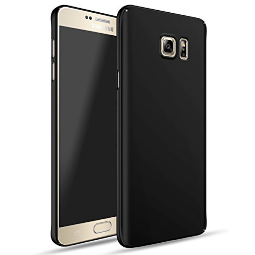 Samsung Galaxy Note 5 Case Cover, Moonmini Slim Fit Ultra-thin Hard PC Full Body Protection Smooth Grip Back Case Cover Holder for Samsung Galaxy Note 5 (Black)