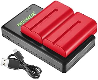 Neewer NP-F550 Battery Charger Set for Sony NP F970,F750,F770,F960,F550,F530,F330,F570,CCD-SC55,TR516,TR716,TR818,TR910,TR917 and more