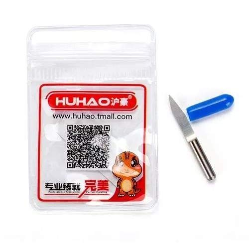 Fresa 1/8 V Carving Metal Duro P/Cnc Router 20°x0,1mm