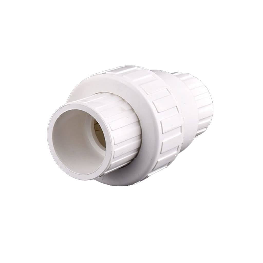 Adapter do zbiornika na wodę 1 szt. Zawór zwrotny PVC do rur kanalizacyjnych, zawory jednokierunkowe, do adaptera akwarium, podlewania ogrodu, nawadniania, złącze rury doprowadzającej wodę(Inner Dia 5