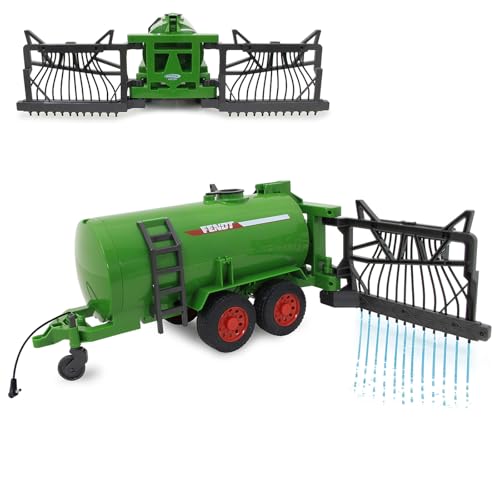 JAMARA Fendt Fasswagen mit Schlauchverteiler - 450 ml Tank, Spritzfunktion...