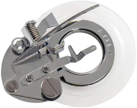 SINGER Flower Stitch Presser Foot | Create Flower-Like Circle Design | Perfect for Appliqué, Covered Buttons, and Fabric Embellishments | Adjustable Sizes | Compatible with Low-Shank Sewing Machines
