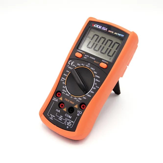 Victor/RuoShui 88B/D/E 3 1/2 Digit True RMS Auto Range 1999 Counts LCD Digital Multimeter Tester Manual Range with Temperature Frequency(Victor 88C)