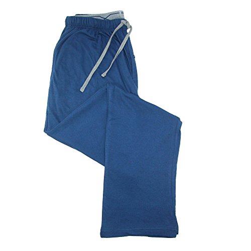 Hanes Men's Big and Tall X Temp Knit Pajama Pant, 2XL, Blue2