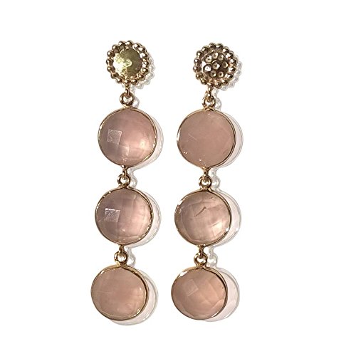 Orecchini di Quarzo Rosa