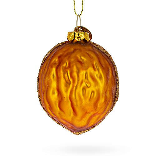 Bestpysanky CC-0424 Realistic Walnut Blown Glass Christmas Ornament thumb #1