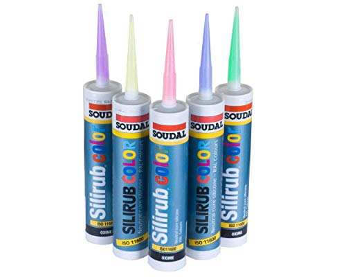 Preisvergleich Produktbild Beton grau Silikon Abdichten Mastix Dichtstoff RAL7023 310ml
