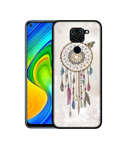 Image of Wall Hanging Design Premium 2D Printed Metal Back Case Cover for Mi Redmi Note 9 4G