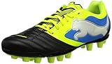 Puma PowerCat 3 r MG 102797, Herren Fußballschuhe, Schwarz (black-fluo yellow-white-brilliant blue 03), EU 42 (UK 8) (US 9)