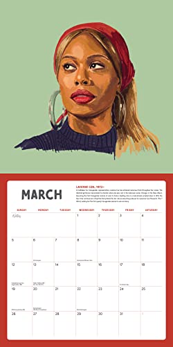 2023 Women Who Broke Glass Ceilings Wall Calendar: 12 Legendary Women Who Always Persisted And Fought Their Way To The Top (Monthly Art Calendar Thru Dec. 2023, Inspirational Gift) #TOP3