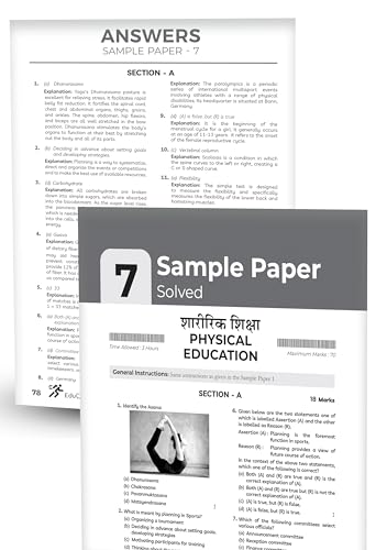 Image of Educart CBSE Physical Education Class 12 Sample Paper 2023-24 (Introducing Revision Maps and Past Year Papers) 2024