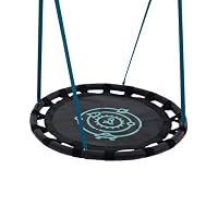 TP Nest Swing Seat 85cm, Black, Weather-Resistant, Padded Edge Protection, for Ages 3+, 3kg