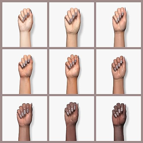 Image of ILNP Coffee Run - Creamy Mocha Neutral Nude Nail Polish, Subtle Holographic, Chip Resistant, 7-Free, Non-Toxic, Vegan, Cruelty Free, 12ml