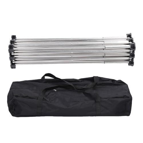 Support de table de travail en acier inoxydable premium SIXRUN télescopique rigide - 7