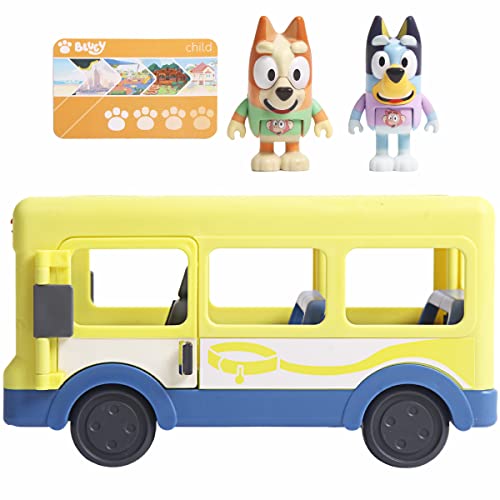 Cute Bus Toy Vehicle and Figures Pack with Two 2.5