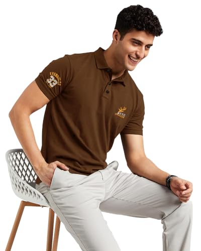 Image of Noble Monk Men's Cotton Blend Regular Fit Polo T-Shirt