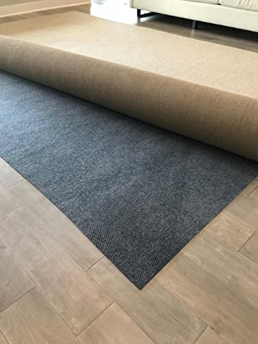Teebaud 4' X 6' Reversible, Nonskid, Nonslip, Gripper Rug Underlay, Just Under 1/4" Thick, Safe For All Hard Floors And Carpet #TOP1