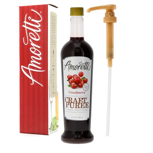 image for Amoretti - Cranberry Craft Puree® 9 lbs - Perfect for Brewing, Cockta