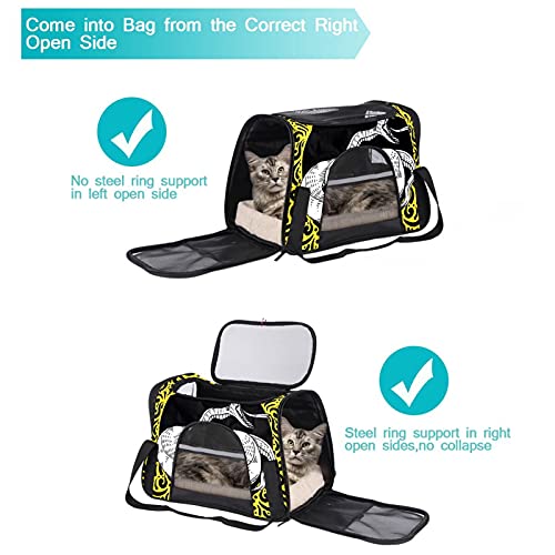 Cage de transport pour siège de voiture évitant le stress de votre animal durant les trajets - 6