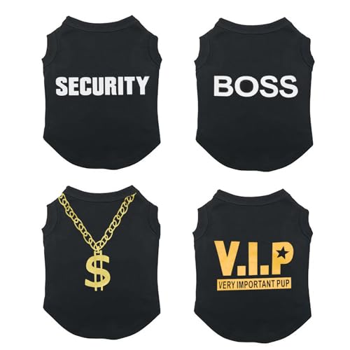 Izefia 4 Pièces Chien Chemises Vêtements 4pcs...