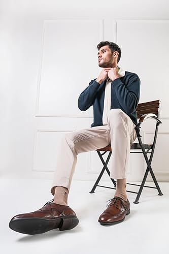 Image of Thomas Crick Men's Brogue Leather Lace-up Shoes