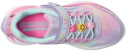 Skechers Kids Girls Power Jams Sneaker, Lavender/Multi, 13 Little Kid | Image 1