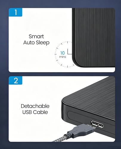 Caja externa para disco duro 2.5'' USB 3.0 a SATA miniatura 7