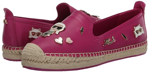 Image of Karl Lagerfeld Women's Michaela Slip on Espadrille Sandal with Pins