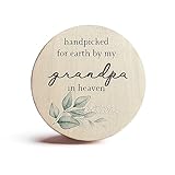 Handpicked for Earth by My Grandpa in Heaven Pregnancy Announcement Newborn Sign
