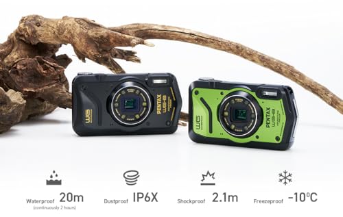 PENTAX WG-8 Black All-Weather Adventure Camera, Featuring Outstanding Waterproof, dustproof, Shock-Resistant Performance, Multi-Application Ring Light for Macro Photography and Webcam Function by Pentax - Image 3