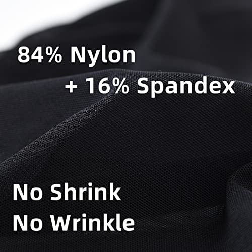 BIATWOWR Seksowne spodenki z siateczki, bezszwowe bokserki męskie, luźne, przezroczyste, z długimi nogawkami, 3-pak: multi-b, XXL