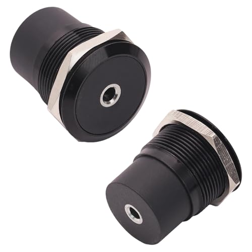PENGLIN 2 St&uuml;ck TRS 3.5mm Stereo Panel Montage Adapter,Buchse auf Buchse Einbaubuchse Durchgang Anschluss f&uuml;r Kopfh&ouml;rer, Smartphones und Audioger&auml;te
