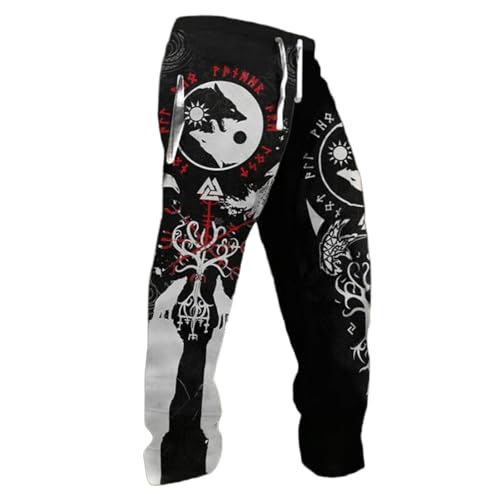 Pantalon d'hiver décontracté à motifs pour homme et femme coupe confort