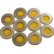 5PACK CR2032 2025 Stainless Steel Coin Cell Case with Two Sides Kapton Windows 20, LIR2016