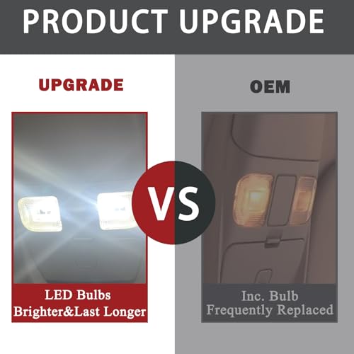 Lámpara LED para consola TQPONLY para Dodge Ram 1999-2002 miniatura 3