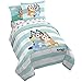 Jay Franco Bluey & Bingo 5 Piece Twin Size Bed Set - Includes Comforter & Sheet Set - Super Soft Kids Bedding Fade Resistant Microfiber (Official Bluey Product)