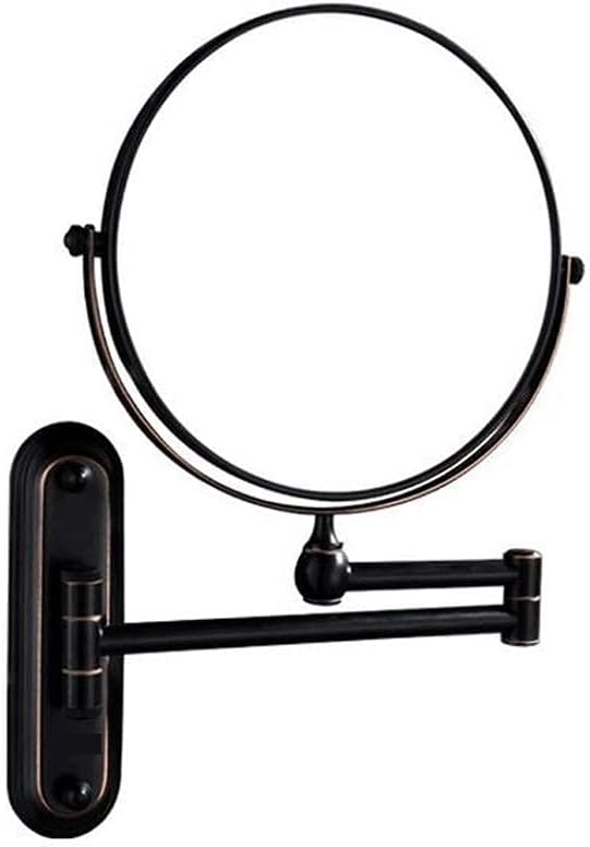 Vanity Mirror, Makeup Mirror Vanity Mirror Wall Mounted Shaving Cosmetic Mirror Extending Folding Double Sided 7X Magnification Bathroom Cosmetic Mirror (D 8 inch) image 4