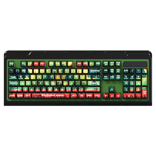 Teclas translúcidas de sandía para teclados mecánicos con 116 piezas