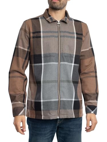 Barbour Men's Lannich Tartan Overshirt, Cedarwood