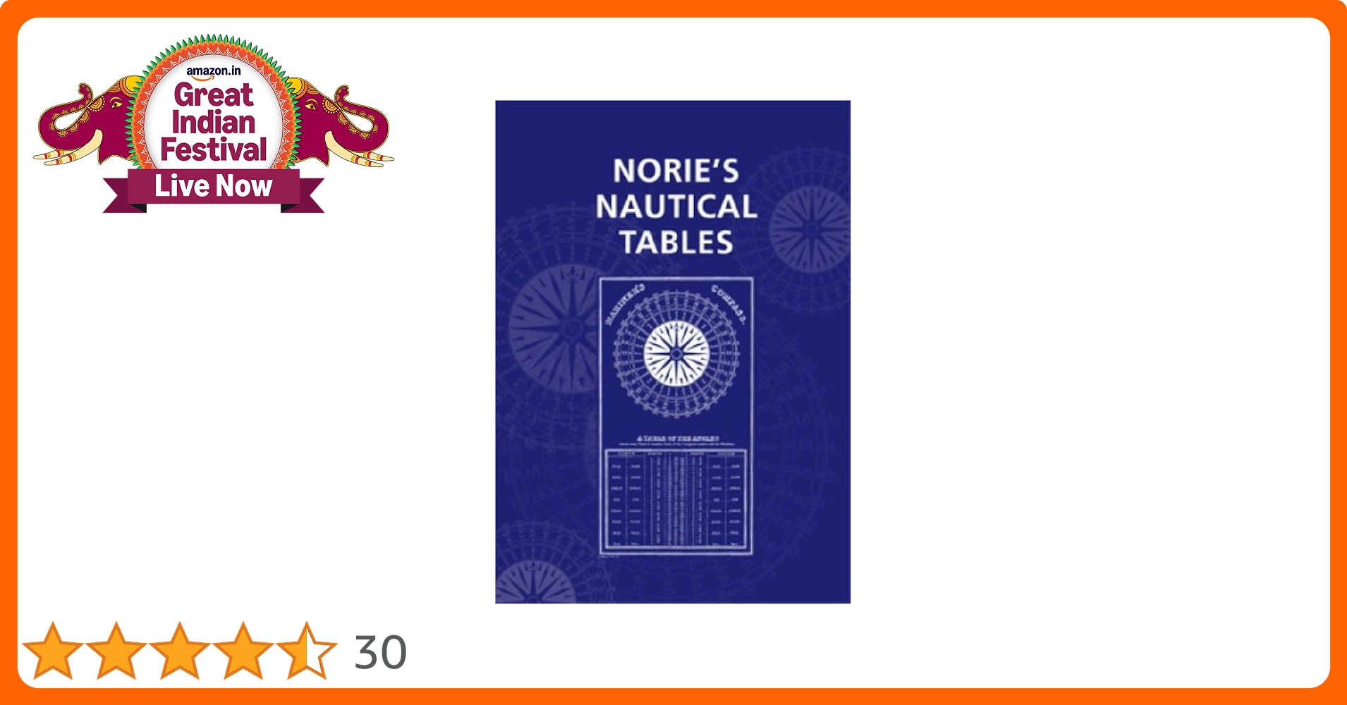 Buy Norie's Nautical Table (Norie's Nautical Tables) Book