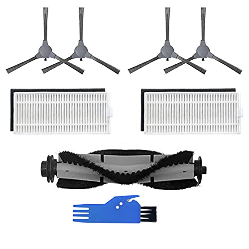 BLUELIRR Für ONSON J10C 2100Pa Vakuum Roboter Ersatzteile, Rollbürste Seitenbürste Set Roboter Vakuum Kit Cover