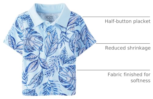 Image of The Children's Place Boys' Uniform Performance Polo