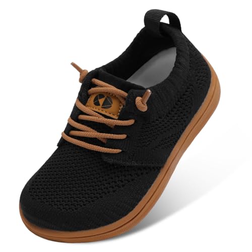 Centipede Demon Toddler Boys Shoes Toddler Girl Sneakers Barefoot Shoes Kids Slip On Tennis Sneakers Zero Drop Minimalist Breathable Dress for Outdoor Walking Casual School 8 Toddler Black